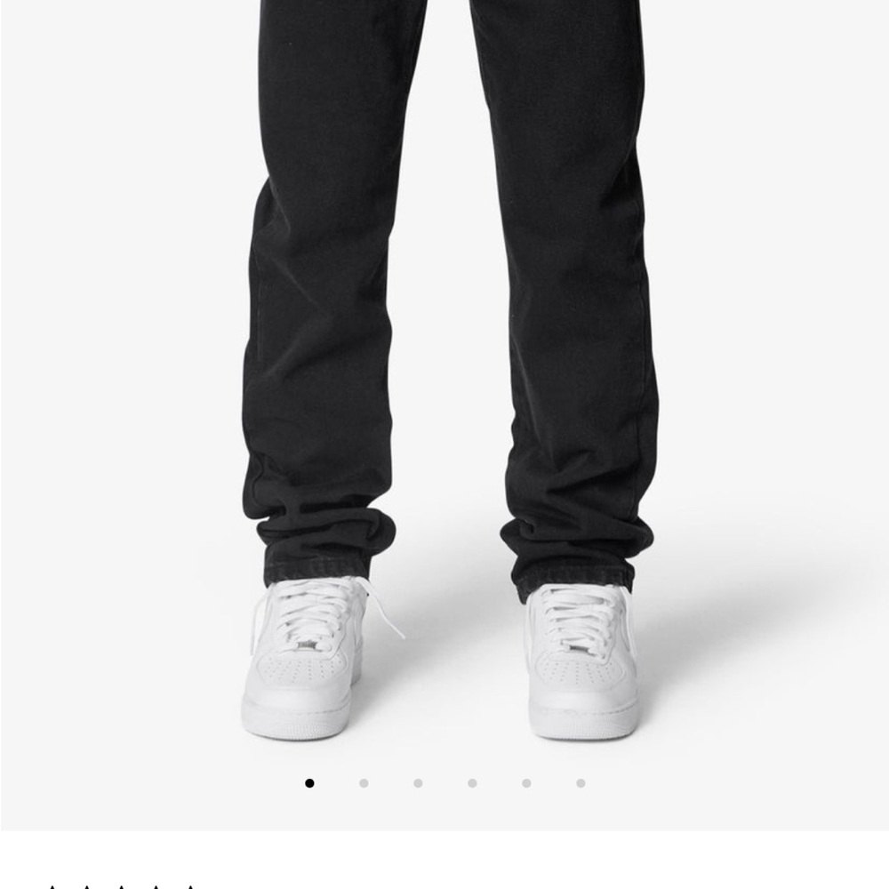 MNML Black Slim Straight Jeans